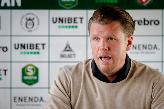 Örebros huvudtränare Christian Järdler på