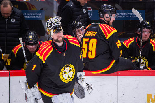 Brynäs målvakt Jared Coreau
