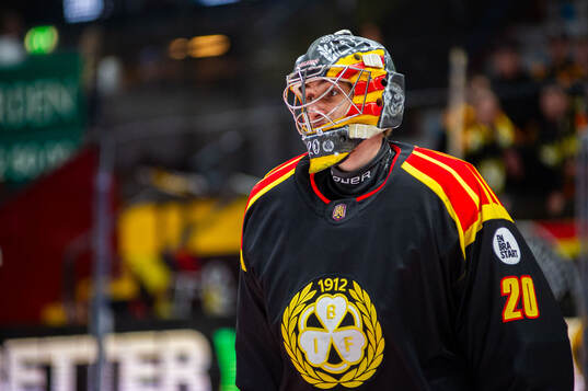 Brynäs målvakt Damian Clara