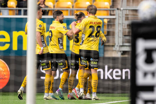 Elfsborgs spelare jublar