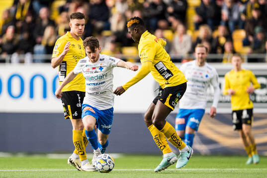 Värnamos Carl Johansson och Elfsborgs Andri Fannar