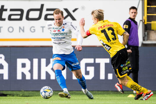 Värnamos Gustav Engvall och Elfsborgs Johan Larsson