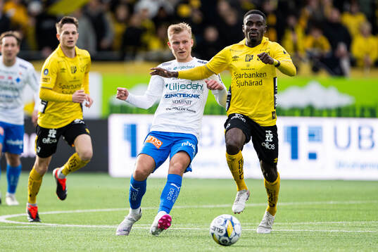Värnamos Johan Rapp och Elfsborgs Michael Baidoo