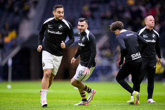 AIKs Sotirios Papagiannopoulos och Ioannis Pittas