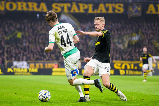 Västerås Max Larsson och AIKs Eskil Edh