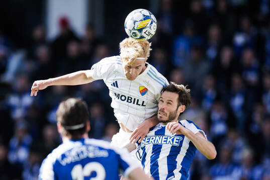 Djurgårdens Lucas Bergvall och IFK Göteborgs Emil