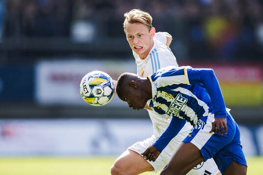 Djurgårdens Tobias Gulliksen och IFK Göteborgs Malick