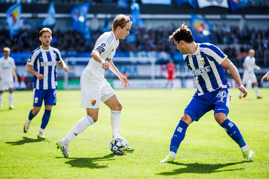 Djurgårdens Oskar Fallenius och IFK Göteborgs Anders