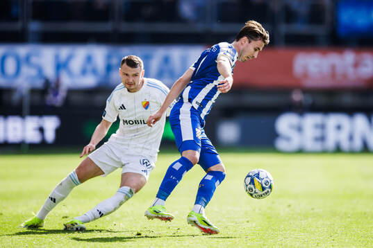 Djurgårdens Piotr Johansson och IFK Göteborgs Anders