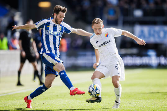 IFK Göteborgs Emil Salomonsson och Djurgårdens Tobias