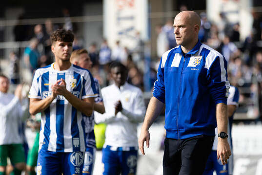IFK Göteborgs tränare Jens Berthel Askou deppar
