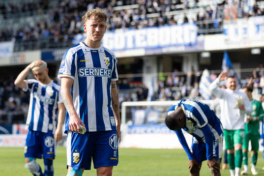IFK Göteborgs Sebastian Hausner deppar