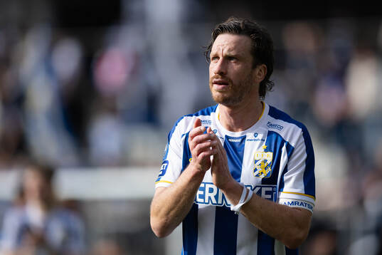 IFK Göteborgs Gustav Svensson deppar