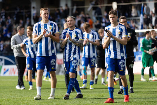 IFK Göteborgs Adam Carlén, Mattias Johansson och Gustaf