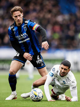 Sirius Daniel Stensson och Halmstads Amir Al-Ammari