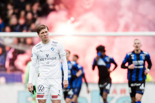 Halmstads Birnir Ingason deppar