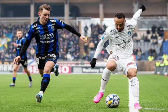 Sirius Noel Milleskog och Halmstads Vinicius Nogueira De