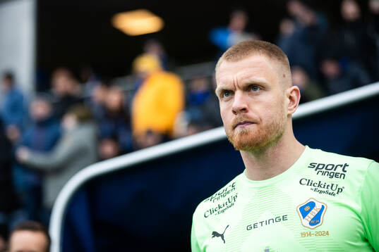 Halmstads målvakt Tim Erlandsson