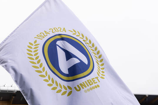Flagga med Allsvenskans logga