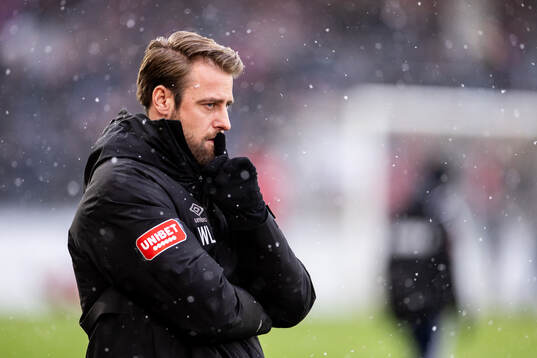 Degerfors tränare Michael Holmqvist