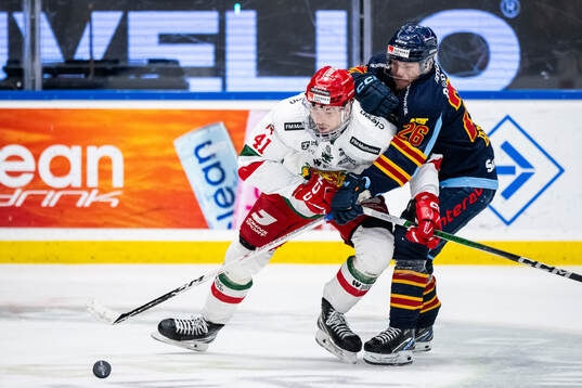 Moras Joseph Berger och Djurgårdens Emil Berglund