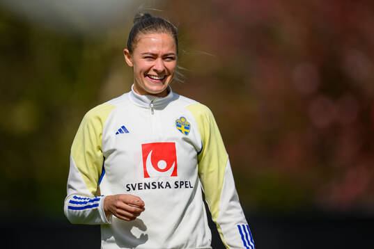 Fridolina Rolfö of Sweden of the Swedish women's national