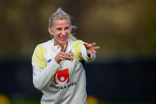 Sofia Jakobsson of Sweden of the Swedish women's national