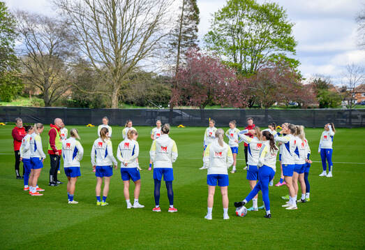Players of the Swedish women's national football team