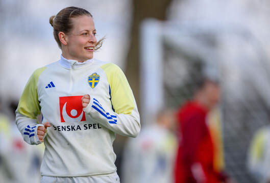 Anna Anvegård of Sweden of the Swedish women's national