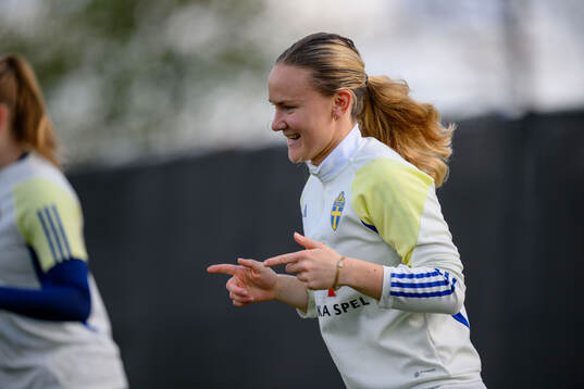 Matilda Vinberg of Sweden of the Swedish women's national