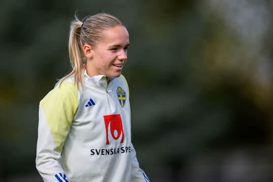 Hanna Lundkvist of Sweden of the Swedish women's national