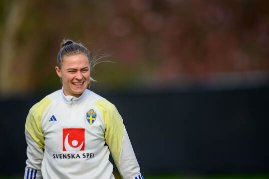 Fridolina Rolfö of Sweden of the Swedish women's national