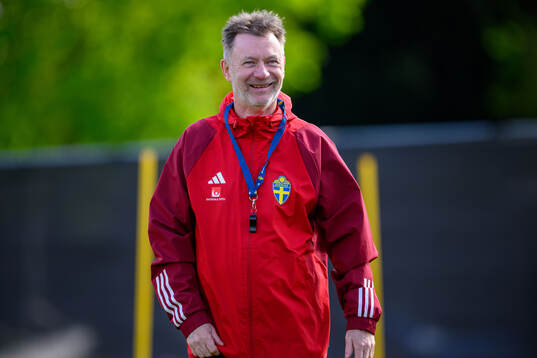 Head coach Peter Gerhardsson of Sweden of the Swedish