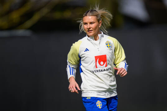 Amanda Nildén of Sweden of the Swedish women's national