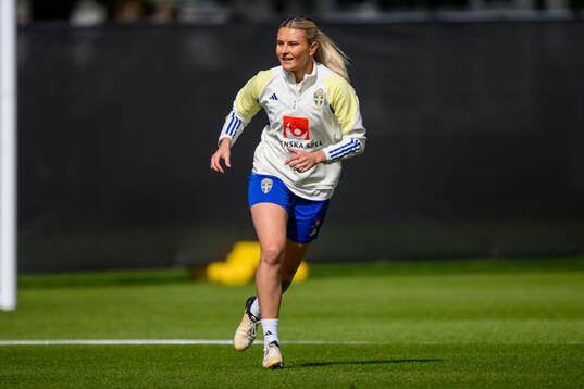Amanda Nildén of Sweden of the Swedish women's national