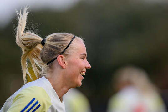Stina Lennartsson of the Swedish women's national football