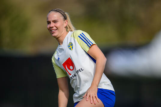 Stina Lennartsson of the Swedish women's national football