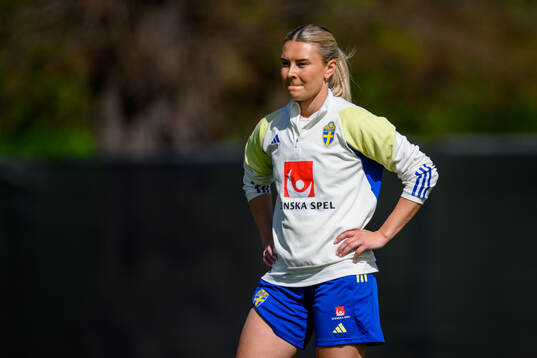 Amanda Nildén of Sweden of the Swedish women's national