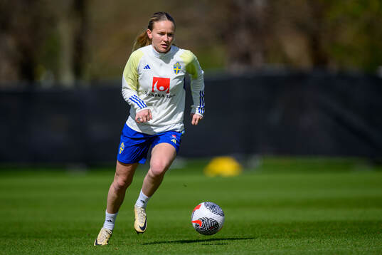 Matilda Vinberg of Sweden of the Swedish women's national