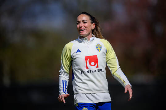 Kosovare Asllani of Sweden of the Swedish women's national