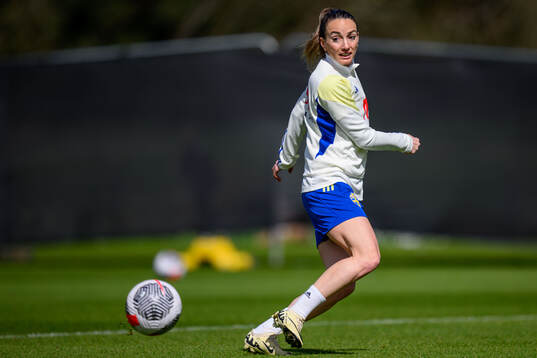 Kosovare Asllani of Sweden of the Swedish women's national