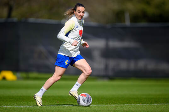 Kosovare Asllani of Sweden of the Swedish women's national