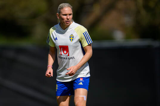 Jonna Andersson of Sweden of the Swedish women's national