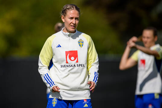 Emma Kullberg of Sweden of the Swedish women's national