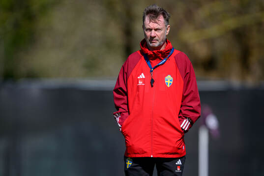 Head coach Peter Gerhardsson of Sweden of the Swedish