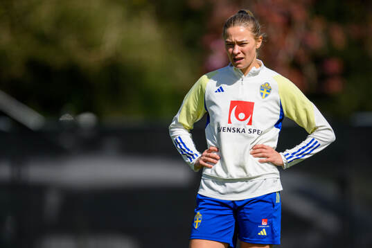 Fridolina Rolfö of Sweden of the Swedish women's national