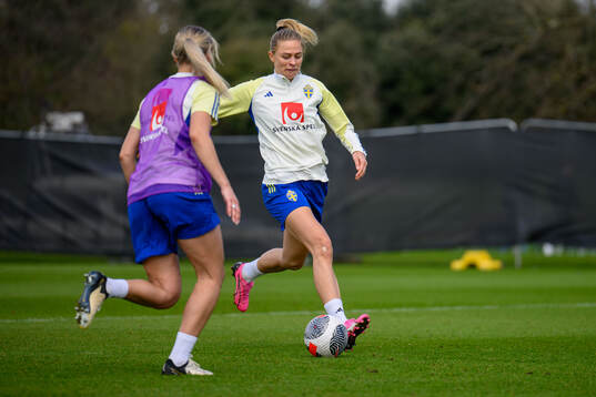 Fridolina Rolfö of Sweden of the Swedish women's national