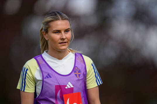 Amanda Nildén of Sweden of the Swedish women's national