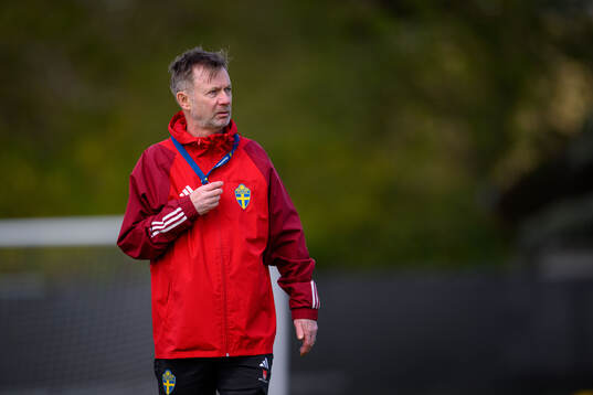Head coach Peter Gerhardsson of Sweden of the Swedish