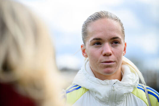 Hanna Lundkvist of Sweden of the Swedish women's national